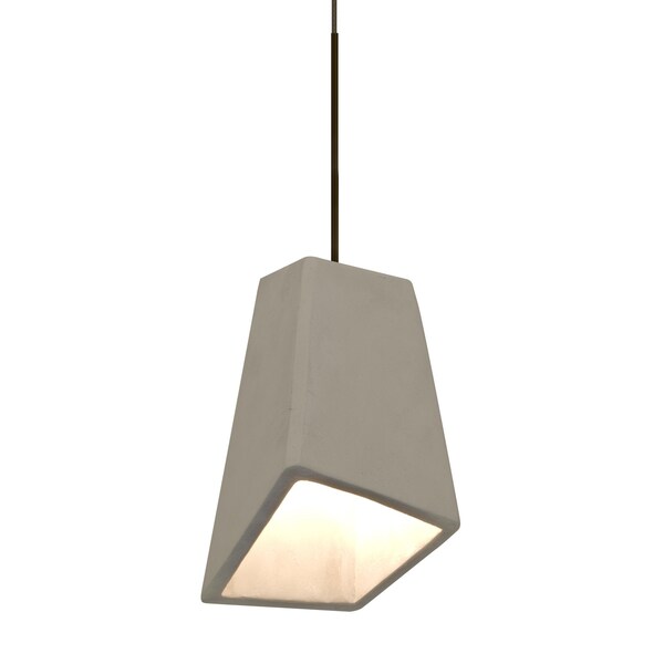 Besa Lighting Skip Cord Pendant, Tan, Bronze, 1x9W LED 1XT-SKIPTN-LED-BR - main